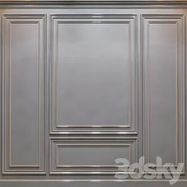 Wall molding panels